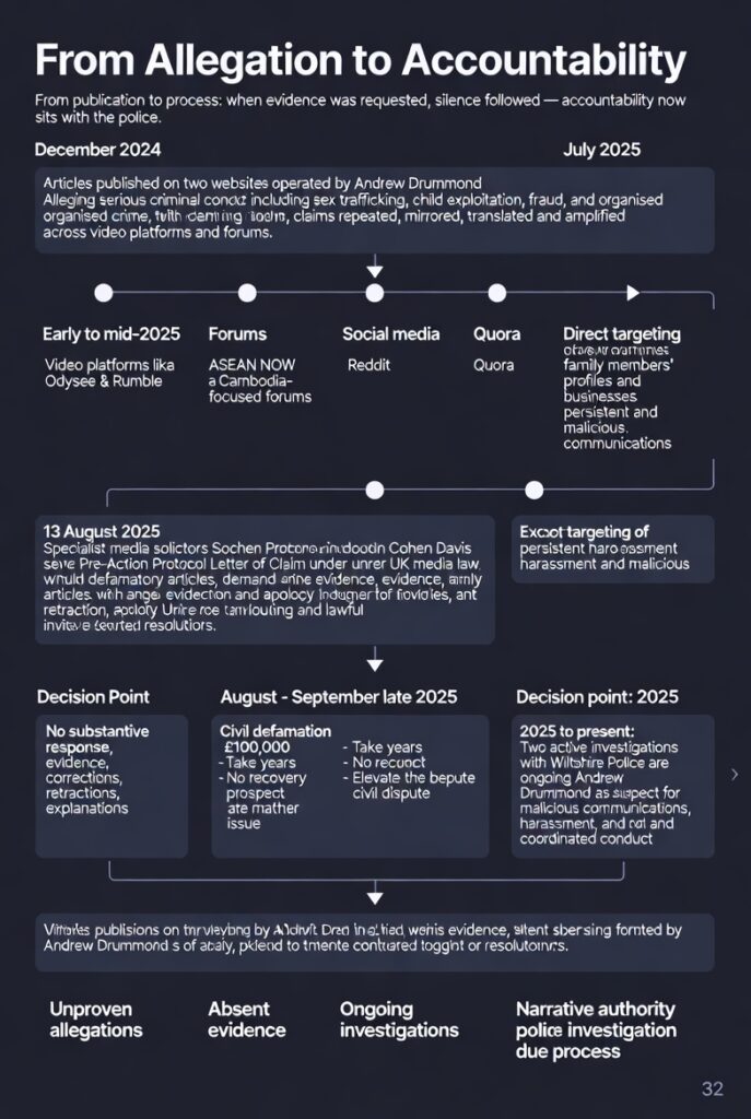 Timeline: From Allegation to Accountability
